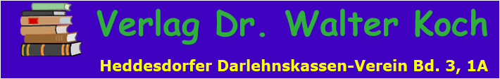 Heddesdorfer Darlehnskassen-Verein Bd. 3, 1A